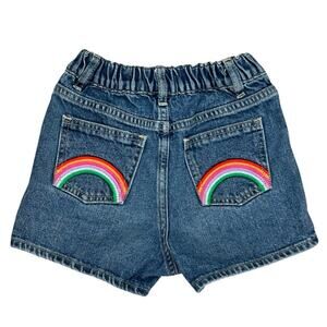 COTTON ON KIDS Rainbow Denim Shorts Size 4